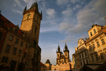 Fototapeta premium Vista su città europea