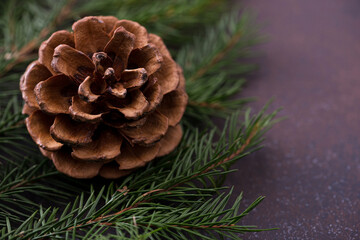 Christmas card and New Year concept