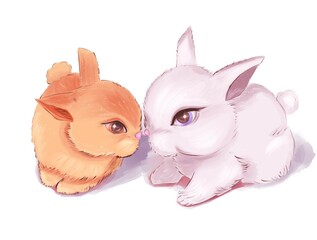 cute rabbits