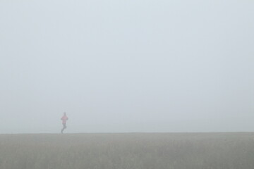 running in the fog