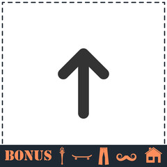 Arrow Up icon flat