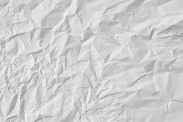 White crumpled paper as a background.
