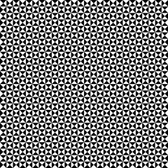 Geometric pattern of black triangles on a white background.