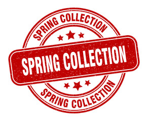 spring collection stamp. spring collection label. round grunge sign