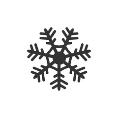 Snowflake icon isolated on white background. Christmas symbol modern, simple, vector, icon for website design, mobile app, ui. Vector Illustration