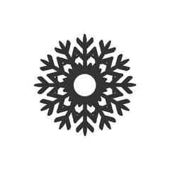 Snowflake icon isolated on white background. Christmas symbol modern, simple, vector, icon for website design, mobile app, ui. Vector Illustration