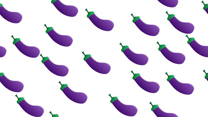 Eggplant stock seamless pattern on light brown background wallpaper, pattern, web, blog, surface, textures, graphic
