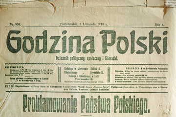 "Godzina Polski" - 1916 - polskojęzyczny dziennik z czasów I wojny światowej, kontrolowany przez Niemców - nazwę przekręcano na "Gadzina" stąd popularne w czasie II WŚ słowo "gadzinówka"									
