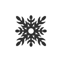 Snowflake icon isolated on white background. Christmas symbol modern, simple, vector, icon for website design, mobile app, ui. Vector Illustration