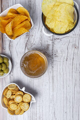 Assortment of Snacks at home