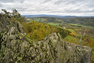 Semnice Rock with views of Andelska Hora Castle
