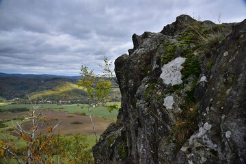Semnice Rock with views of Andelska Hora Castle