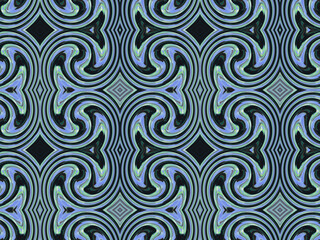 Naklejka premium Seamless dewcorative textured pattern with a graceful spirals