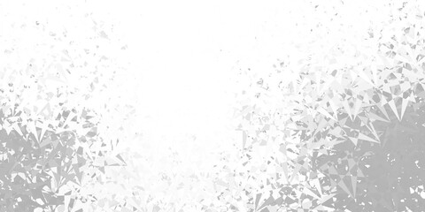Light gray vector backdrop with triangles, lines.