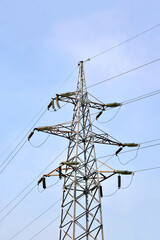 High voltage electric line