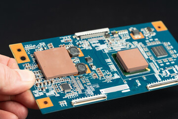 Printed circuit board of a modern electronic device