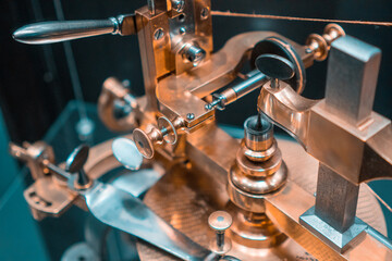 Antique Mechanism for making watch movements
