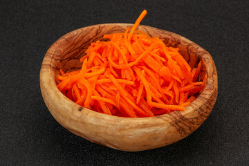 Korean carrot in the bowl