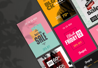 Black Friday Social Media Post Layouts