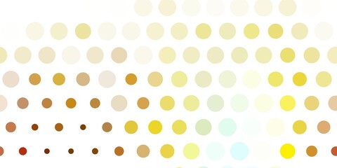 Light blue, yellow vector backdrop with dots.