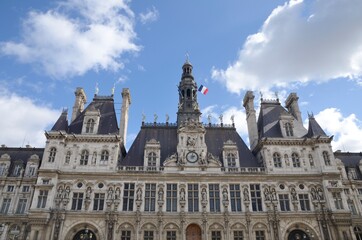 Fototapeta na wymiar City hall Paris