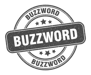Obraz premium buzzword stamp. buzzword label. round grunge sign