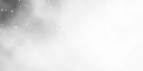 Light Gray vector background with colorful stars.