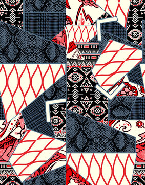 Texture, pattern geometric, floreal, tartan