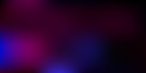 Dark Multicolor vector blur pattern.