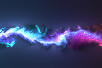 blue fire in the dark