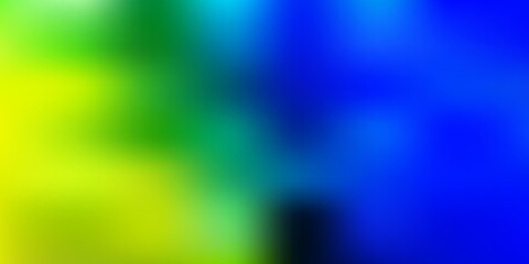 Light blue, green vector blurred template.