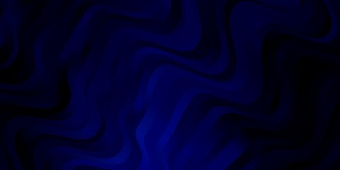 Dark BLUE vector backdrop with circular arc.