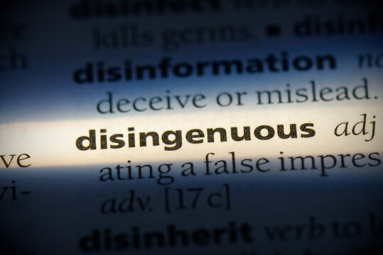 disingenuous