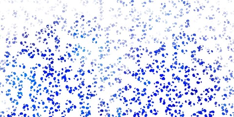 Light blue vector background with random forms.