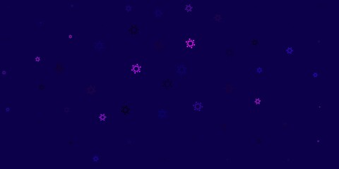 Light purple vector texture with disease symbols.