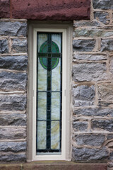 Church Windows in a wall