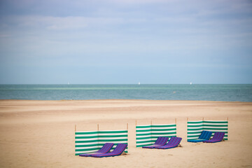 bord de mer sur la côte belge à Oostende
