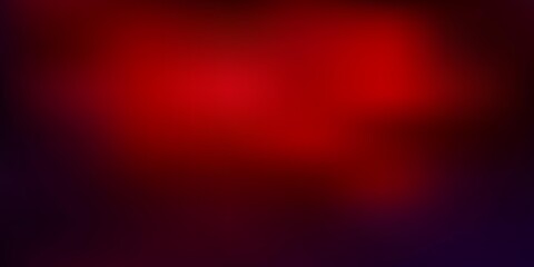 Dark blue, red vector blur drawing.