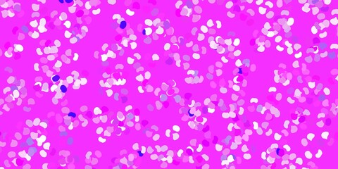 Light purple vector backdrop with chaotic shapes.