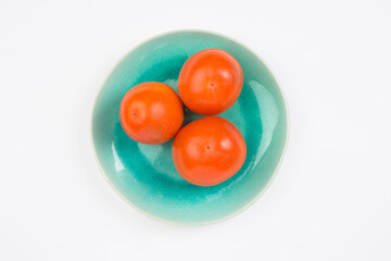 Persimmon fruit in studio