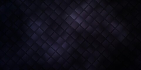 Fototapeta premium Dark Gray vector background with rectangles.