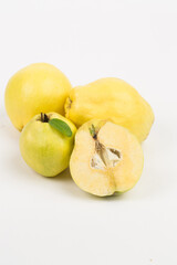 Quince fruit in studio