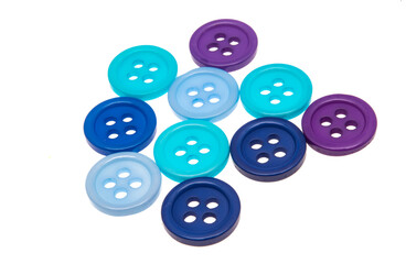 colored buttons isolated