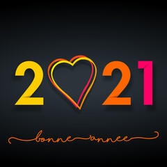 2021 - Bonne année - happy new year