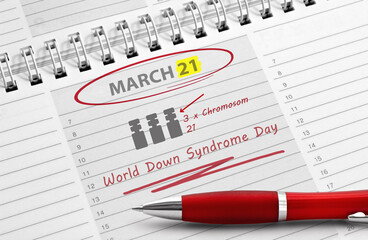 Note: March 21, World Down Syndrome Day