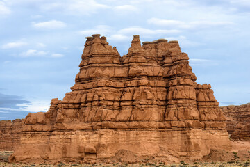 Erosure patterns along Scenic Byway 24, Utah