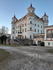 Fototapeta na wymiar Pałac w Wojanowie, schloss Schildau, Polska, Dolny Śląsk