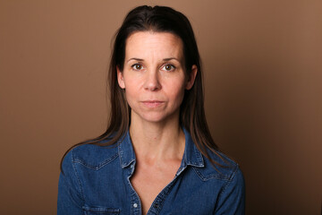 Obraz premium Portrait of a beautiful young woman