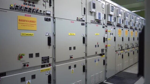 Electrical distribution device, Industrial electrical switches, power plant panels.