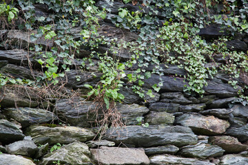 Abstraction in stone outdoors